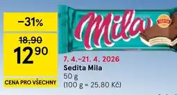 Tesco Sedita Mila nabídka