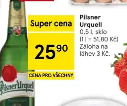 Tesco Pilsner Urquell nabídka