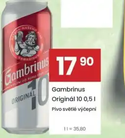 Kubík potraviny Gambrinus Originál 10 nabídka