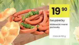 Kubík potraviny Eso párečky nabídka