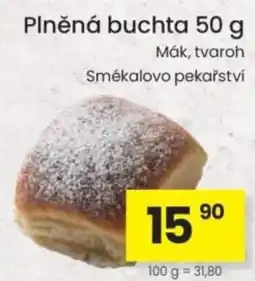 Kubík potraviny Plněná buchta nabídka
