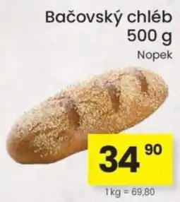 Kubík potraviny Bačovský chléb nabídka