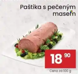 Kubík potraviny Paštika s pečeným masem nabídka