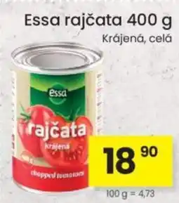 Kubík potraviny Essa rajčata nabídka