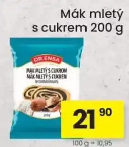 Kubík potraviny Mák mletý s cukrem nabídka