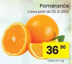 Kubík potraviny Pomeranče nabídka