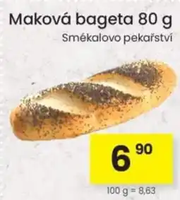 Kubík potraviny Maková bageta nabídka