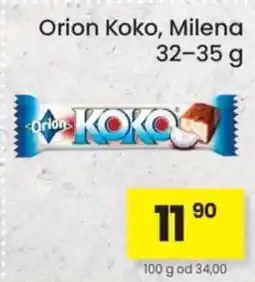 Kubík potraviny Orion Koko, Milena nabídka