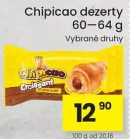 Kubík potraviny Chipicao dezerty nabídka