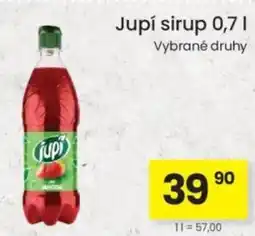 Kubík potraviny Jupí sirup nabídka