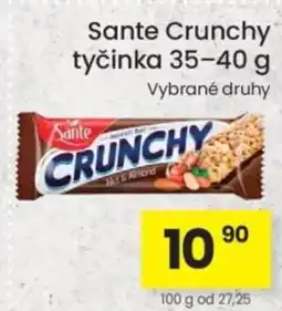 Kubík potraviny Sante Crunchy tyčinka nabídka