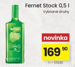 Kubík potraviny Fernet Stock nabídka