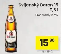 Kubík potraviny Svijanský Baron 15 nabídka