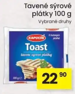 Kubík potraviny Tavené sýrové plátky nabídka