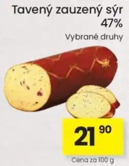 Kubík potraviny Tavený zauzený sýr 47% nabídka