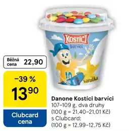 Tesco Danone Kostíci barvíci nabídka