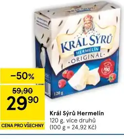 Tesco Král Sýrů Hermelín nabídka