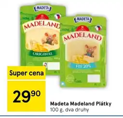 Tesco Madeta Madeland Plátky nabídka