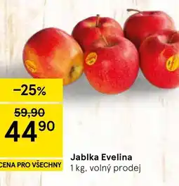 Tesco Jablka Evelina nabídka