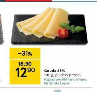 Tesco Gouda 48% nabídka