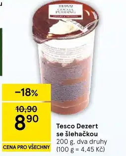 Tesco Tesco Dezert se šlehačkou nabídka