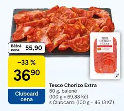 Tesco Tesco Chorizo Extra nabídka