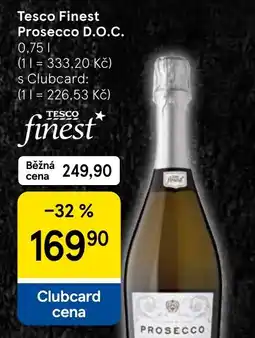Tesco Tesco Finest Prosecco D.O.C. nabídka