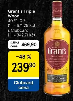 Tesco Grant's Triple Wood nabídka
