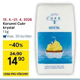 Tesco Korunní Cukr krystal nabídka