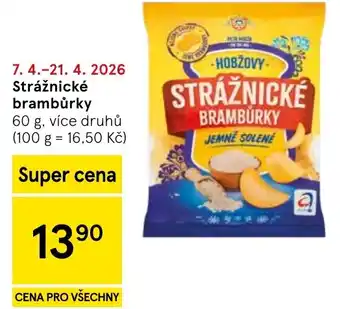 Tesco Strážnické brambůrky nabídka