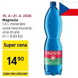 Tesco Magnesia nabídka