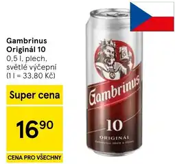 Tesco Gambrinus Originál 10 nabídka