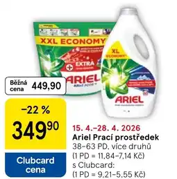 Tesco Ariel Prací prostředek nabídka