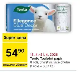 Tesco Tento Toaletní papír nabídka