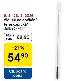Tesco Vidlice na opékání teleskopická nabídka