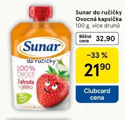 Tesco Sunar do ručičky Ovocná kapsička nabídka