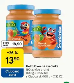 Tesco Hello Ovocná svačinka nabídka