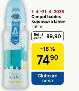Tesco Canpol babies Kojenecká láhev nabídka