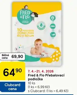 Tesco Fred & Flo Přebalovací podložka nabídka