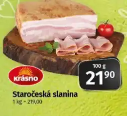 Coop Staročeská slanina nabídka