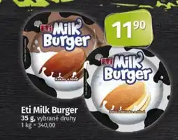 Coop Eti Milk Burger nabídka