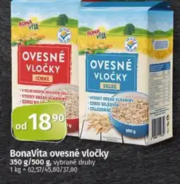 Coop Bonavita ovesné vločky nabídka