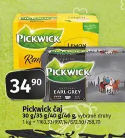 Coop Pickwick čaj nabídka
