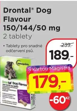 Magistra lékárny Drontal® Dog Flavour nabídka