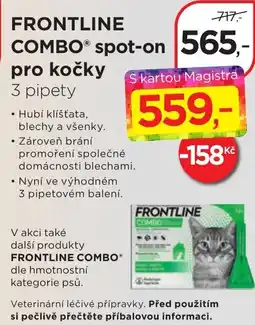 Magistra lékárny FRONTLINE COMBO spot-on pro kocky nabídka