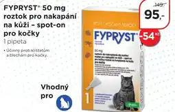 Magistra lékárny FYPRYSTⓇ 50 mg roztok pro nakapání na kůži - spot-on pro kočky nabídka