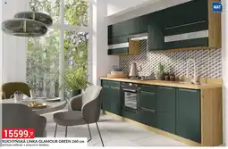 Baumax Kuchyňská linka glamour green nabídka