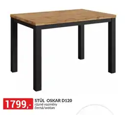 Baumax Stůl oskar D120 nabídka