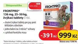 Dr. Max FRONTPRO® 136 mg, 25-50 kg, žvýkací tablety nabídka