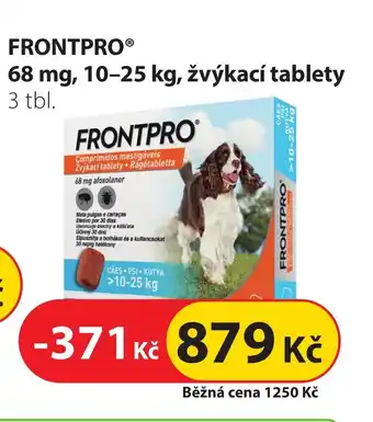 FRONTPRO® 68 mg, 10-25 kg, žvýkací tablety
